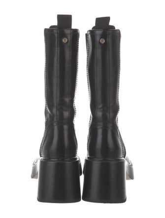 Maje Leather Chelsea Boots