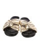 Maje Leather Slides
