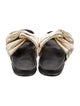 Maje Leather Slides