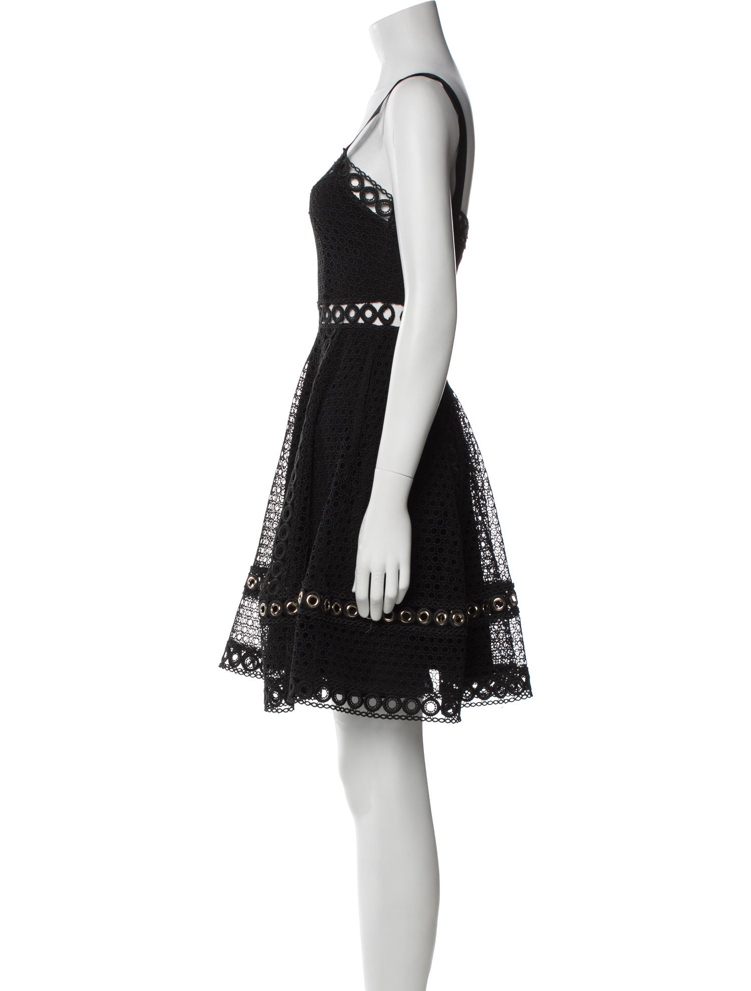 Maje Square Neckline Mini Dress