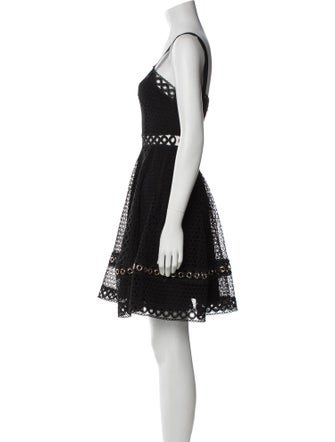 Maje Square Neckline Mini Dress