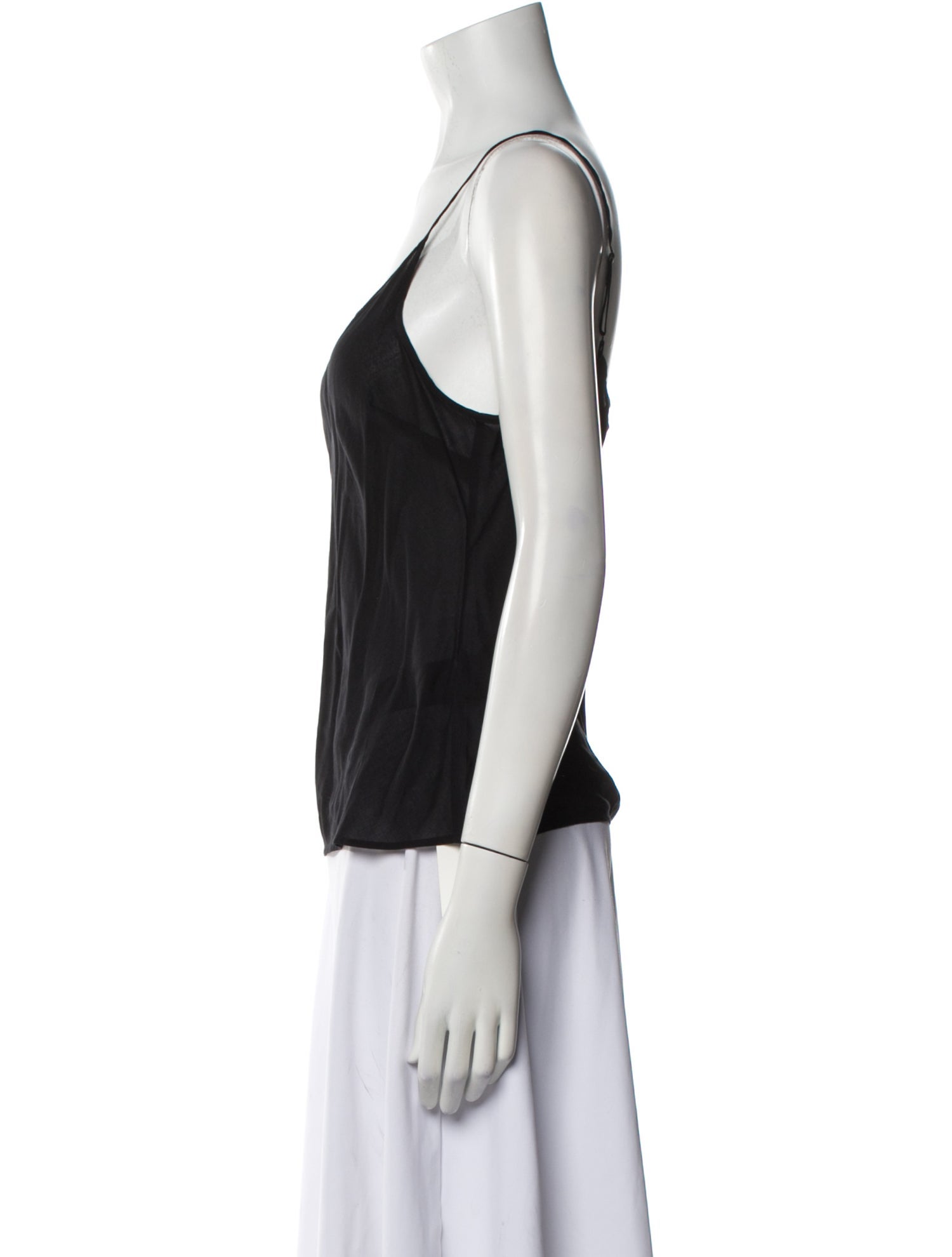 Maje V-Neck Sleeveless Top