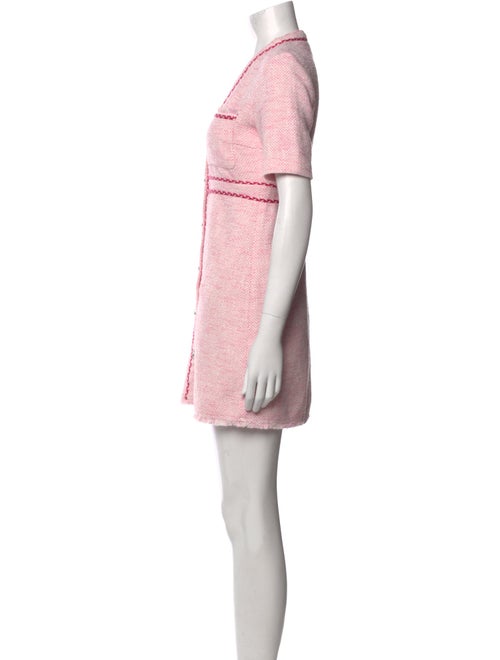 Maje V-Neck Mini Dress