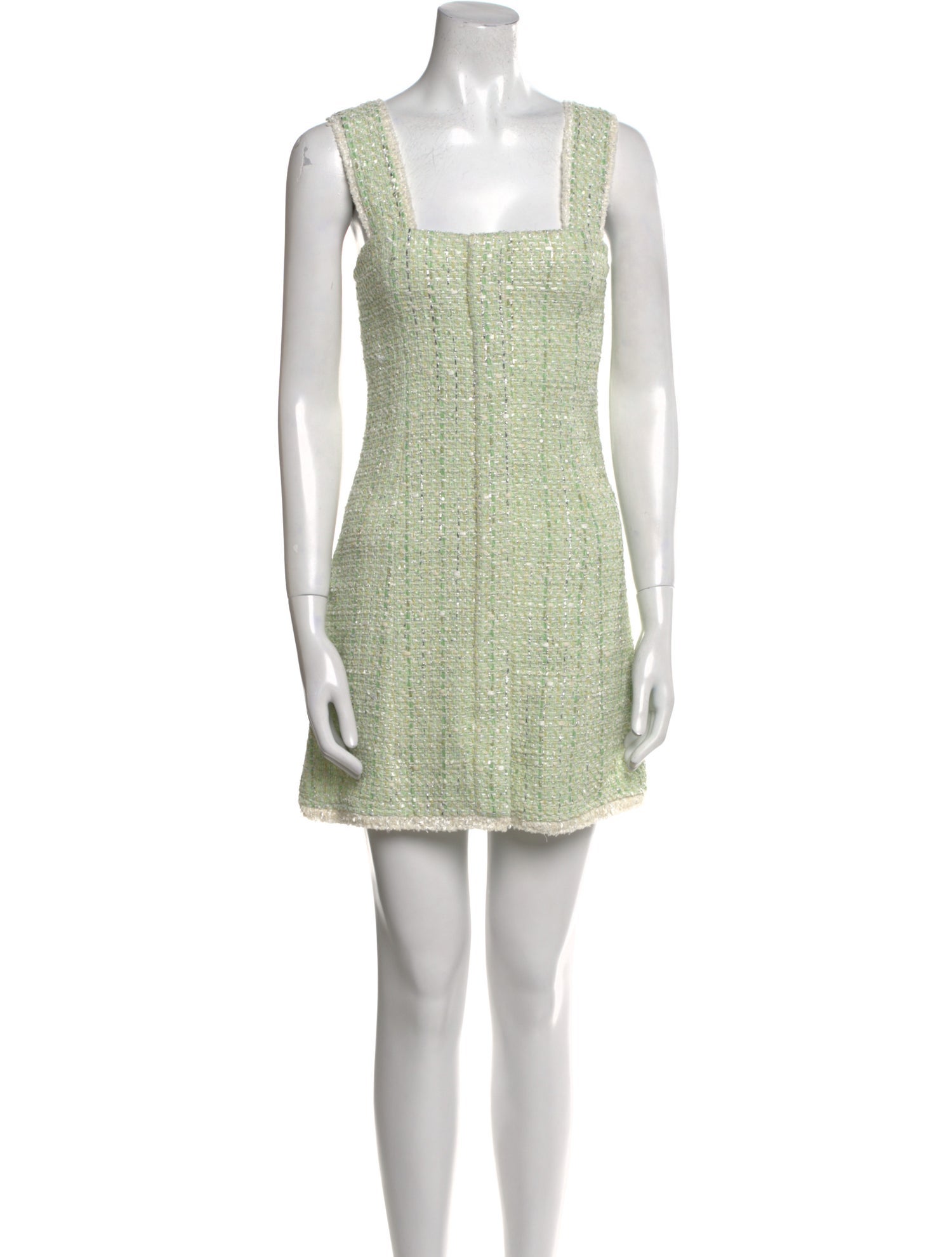 Maje Square Neckline Mini Dress