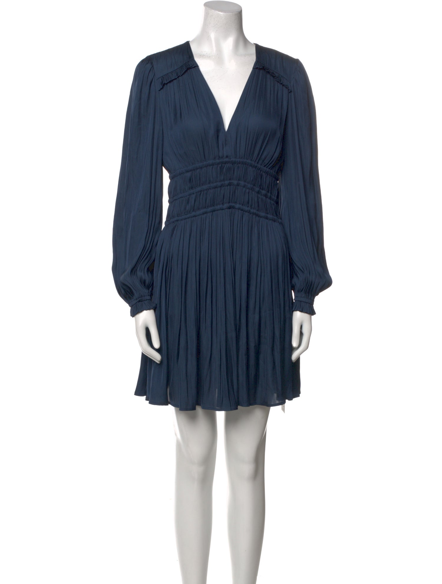 Maje V-Neck Mini Dress