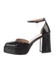 Maje Patent Leather D'Orsay Pumps