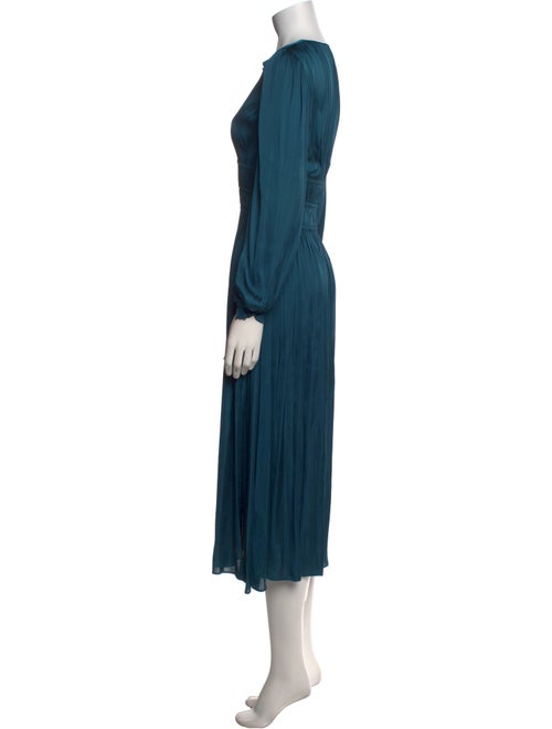 Maje V-Neck Midi Length Dress