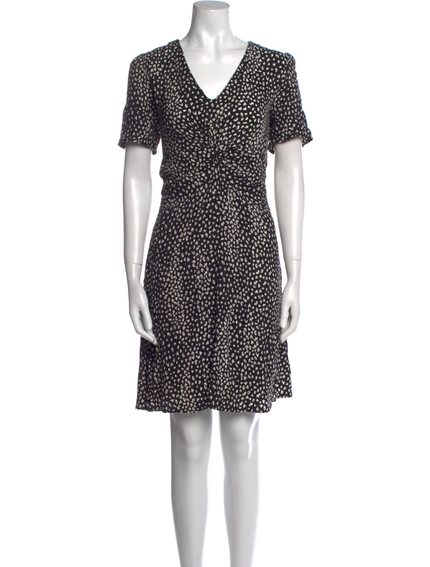 Maje Printed Mini Dress