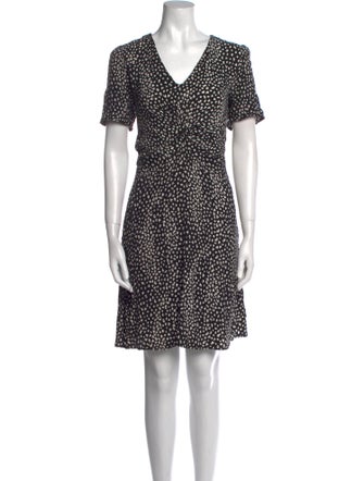 Maje Printed Mini Dress