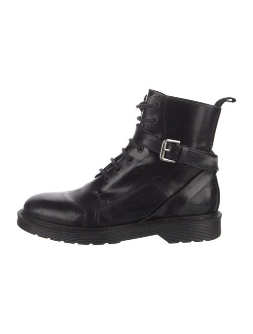 Maje Leather Combat Boots