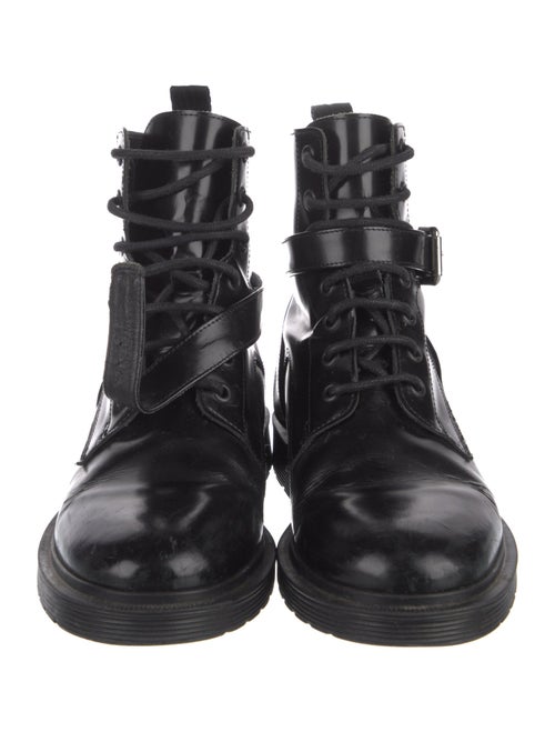 Maje Leather Combat Boots