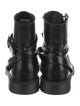 Maje Leather Combat Boots