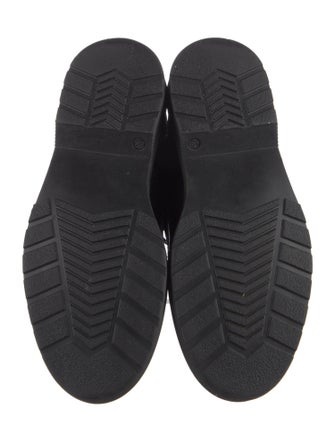 Maje Leather Combat Boots