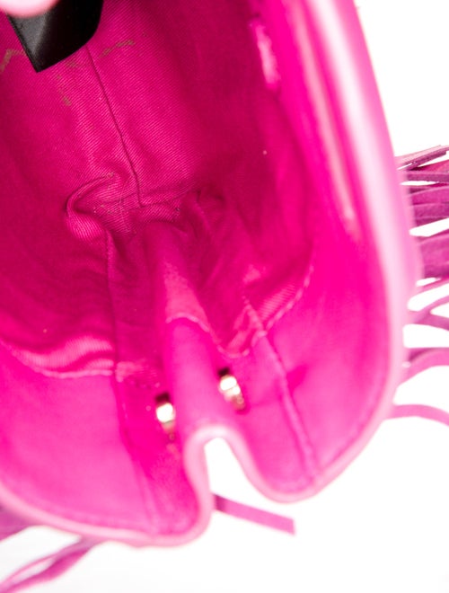 Maje Embossed Leather Top Handle Bag