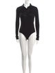 Maje Wool Long Sleeve Bodysuit