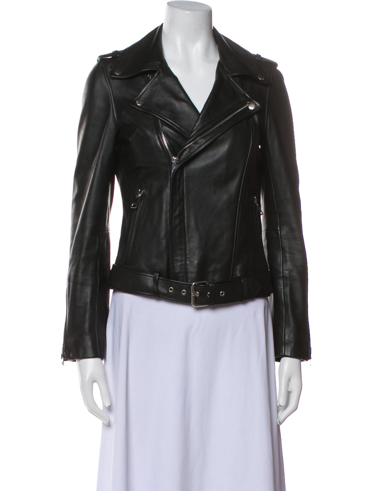Maje Leather Biker Jacket