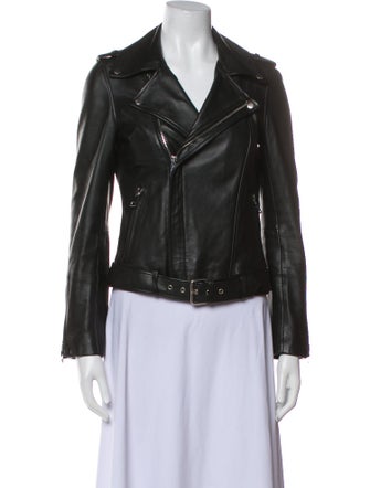 Maje Leather Biker Jacket