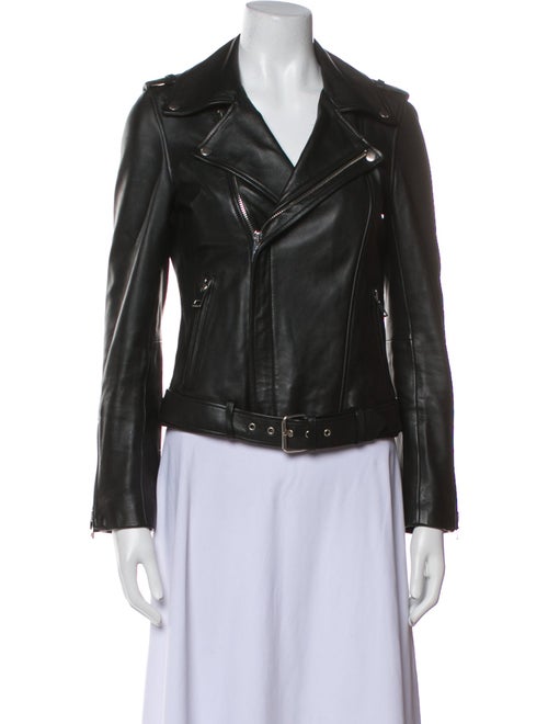 Maje Leather Biker Jacket