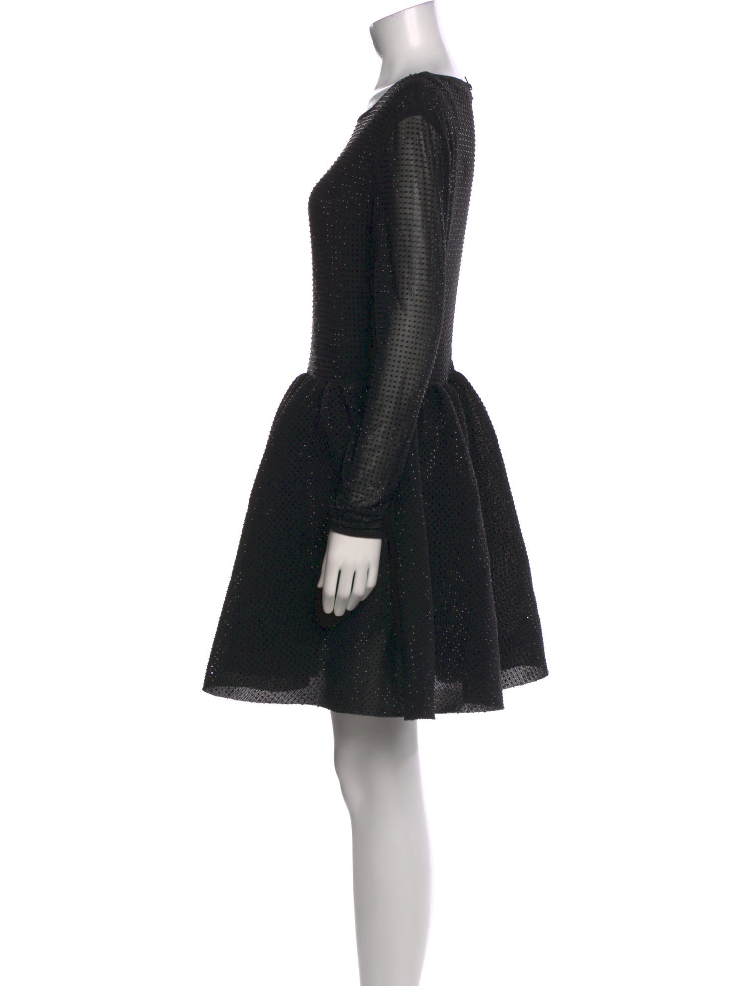 Maje Scoop Neck Mini Dress