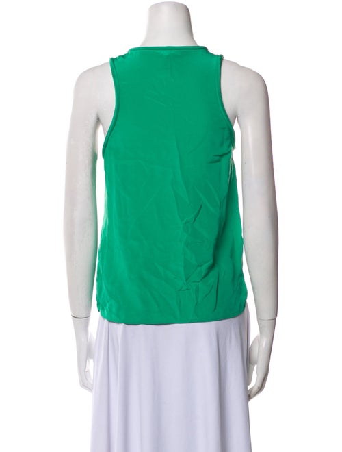 Maje Silk Scoop Neck Top