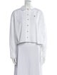 Maje Long Sleeve Button-Up Top