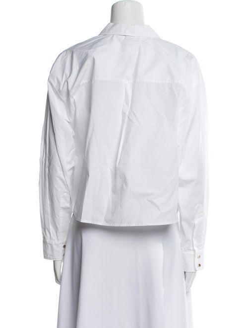 Maje Long Sleeve Button-Up Top