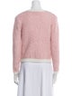Maje Colorblock Pattern Crew Neck Sweater
