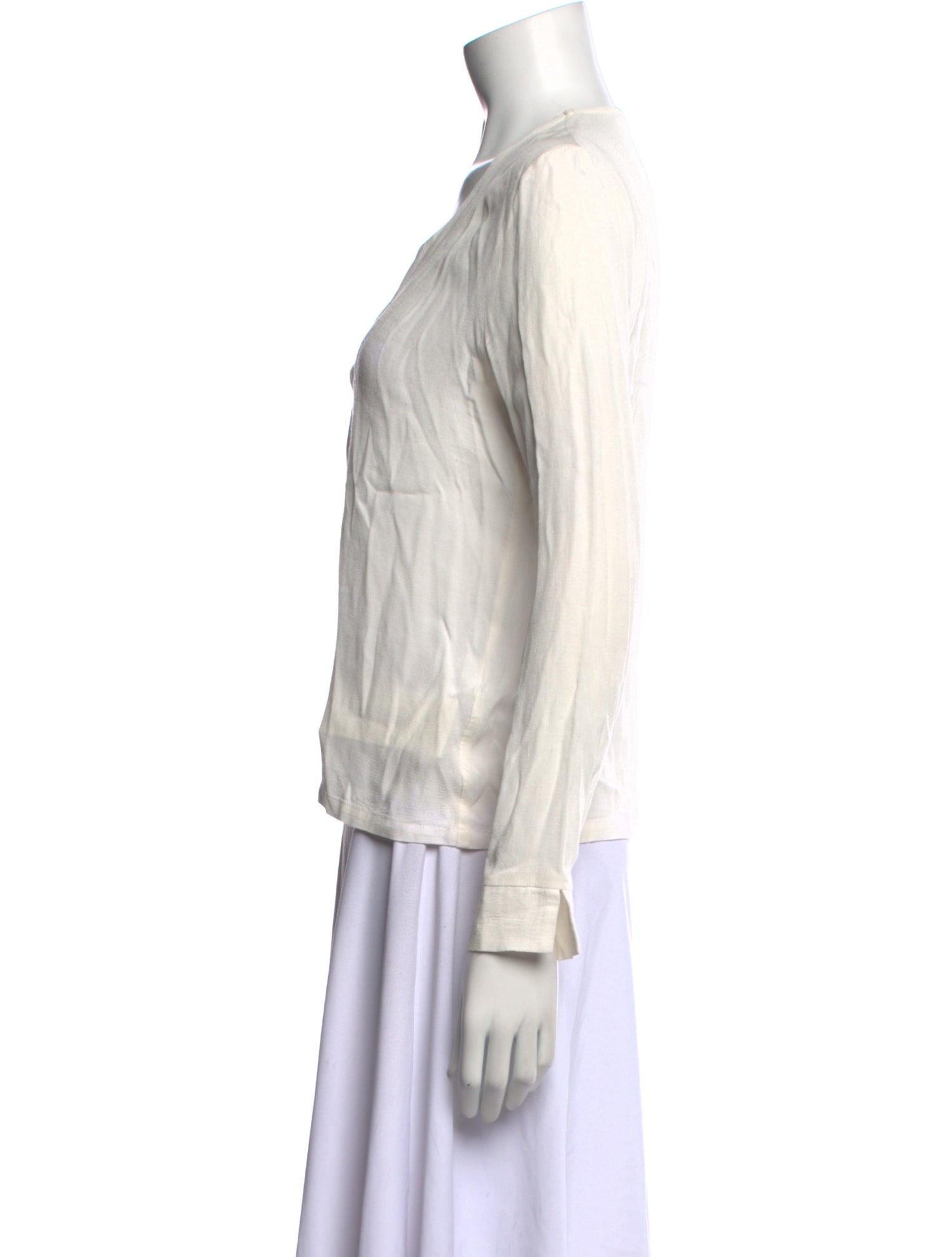 Maje V-Neck Long Sleeve Blouse