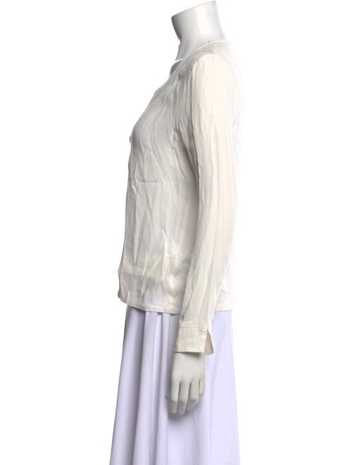 Maje V-Neck Long Sleeve Blouse