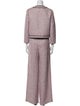 Maje Tweed Pattern Pant Set