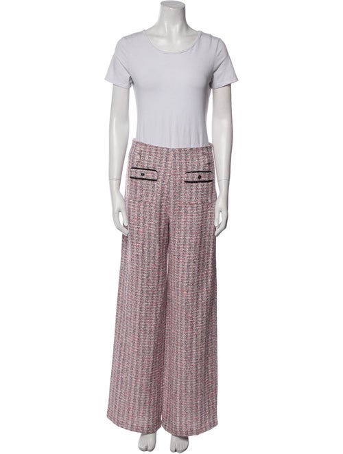 Maje Tweed Pattern Pant Set