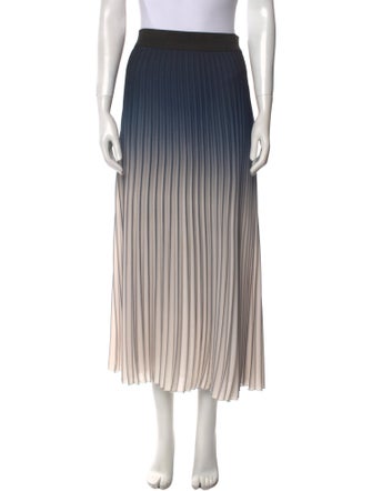 Maje Tie-Dye Print Midi Length Skirt