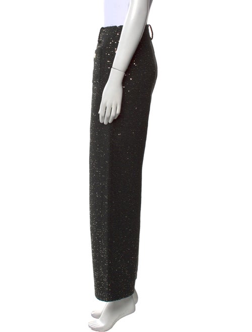 Maje Printed Wide Leg Pants