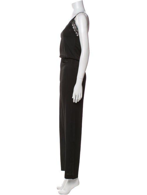 Maje V-Neck Jumpsuit