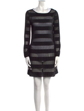 Maje Striped Mini Dress