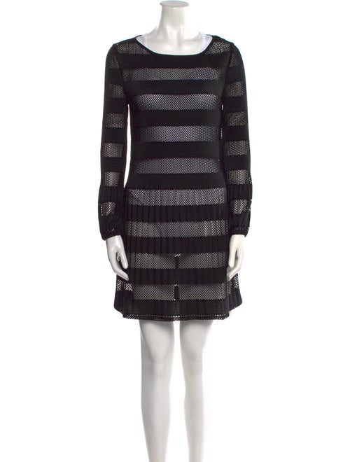 Maje Striped Mini Dress