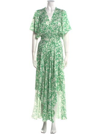 Maje Printed Long Dress