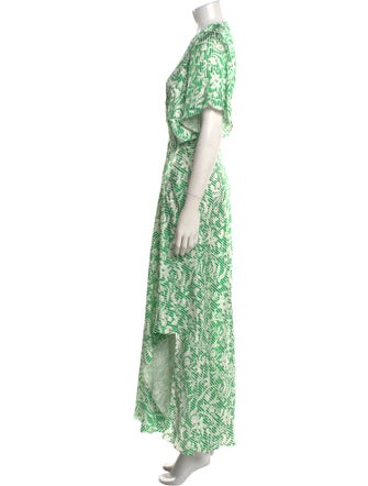 Maje Printed Long Dress