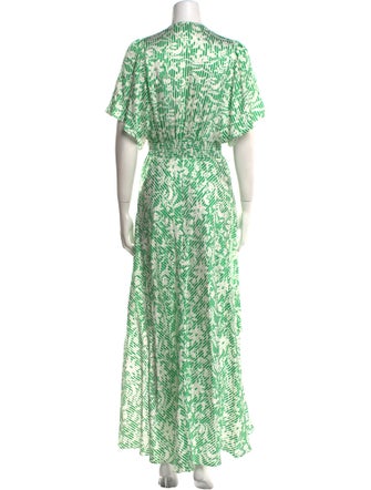 Maje Printed Long Dress