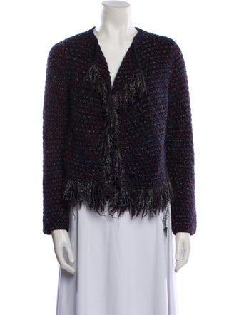 Maje Tweed Pattern Evening Jacket