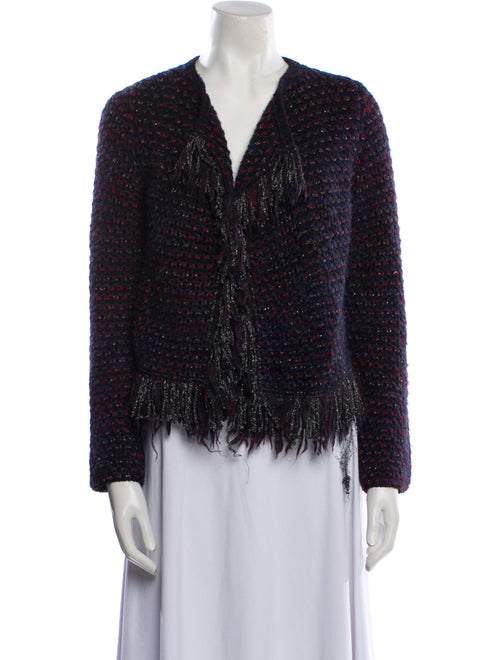 Maje Tweed Pattern Evening Jacket