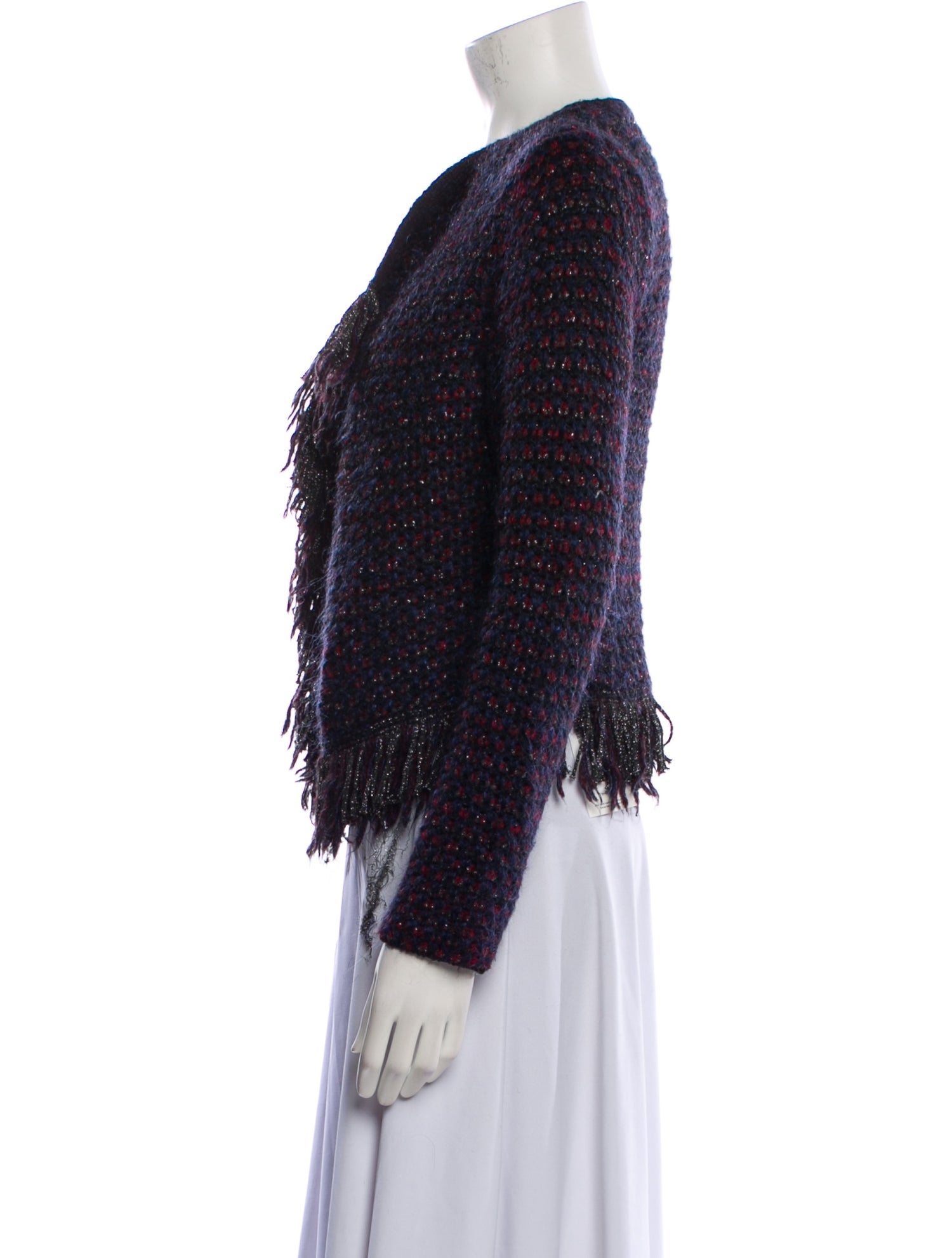 Maje Tweed Pattern Evening Jacket