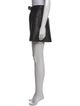Maje Leather Mini Skirt