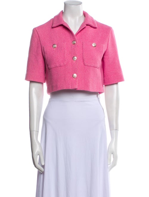 Maje Tweed Pattern Bolero