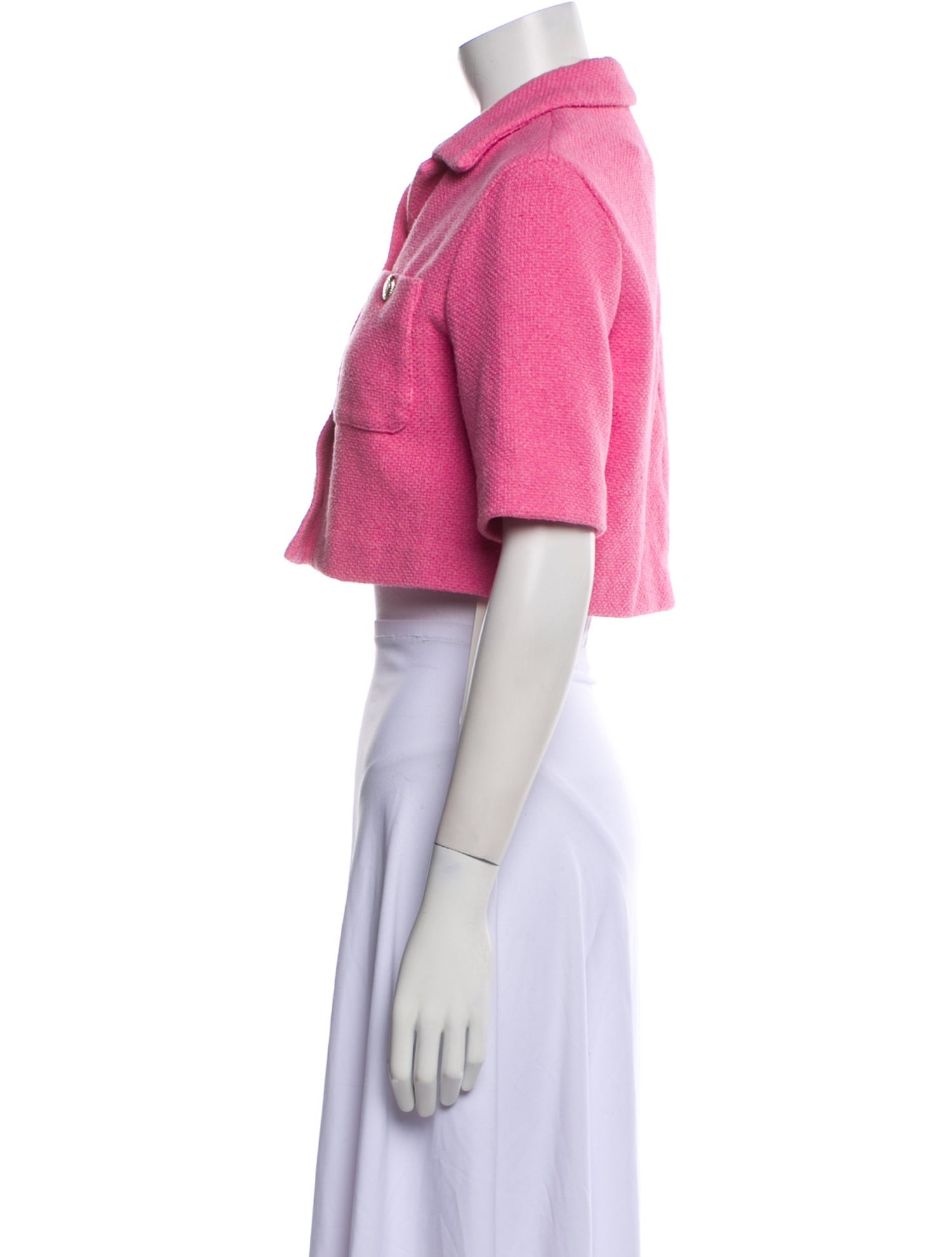 Maje Tweed Pattern Bolero