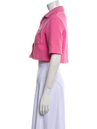 Maje Tweed Pattern Bolero