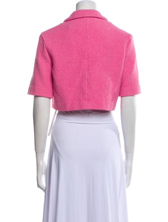 Maje Tweed Pattern Bolero