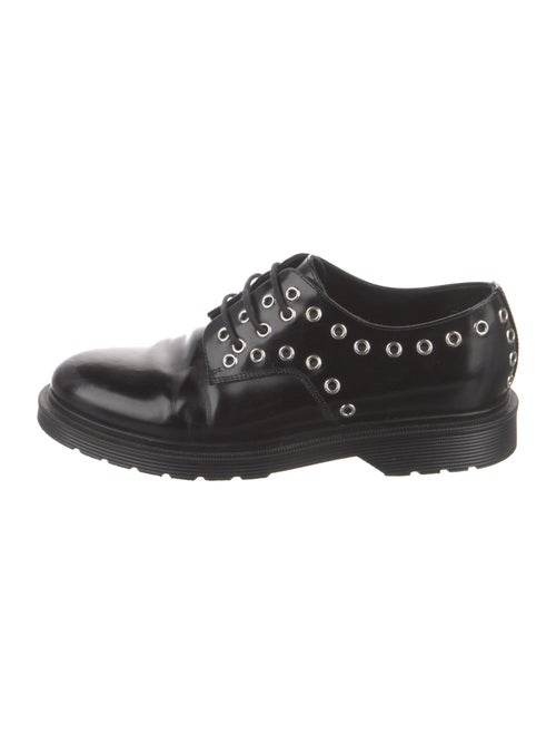 Maje Spike Accents Leather Oxfords