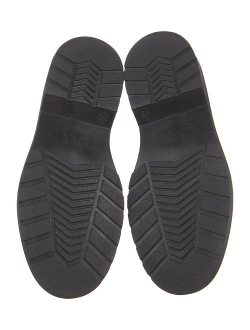 Maje Spike Accents Leather Oxfords