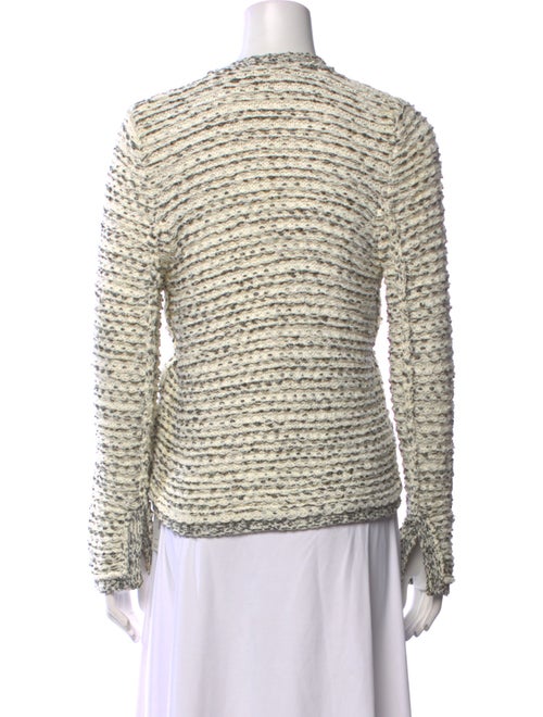Maje Striped Open Front Sweater